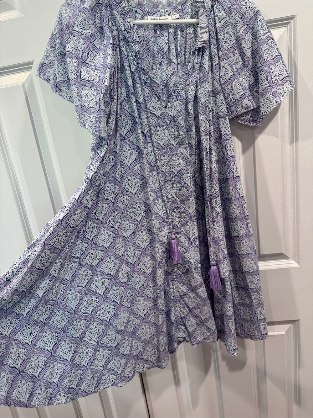 Roller Rabbit Lavender Paisley Mini Dress - Picture 4 of 4